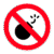 No Explosives Sign